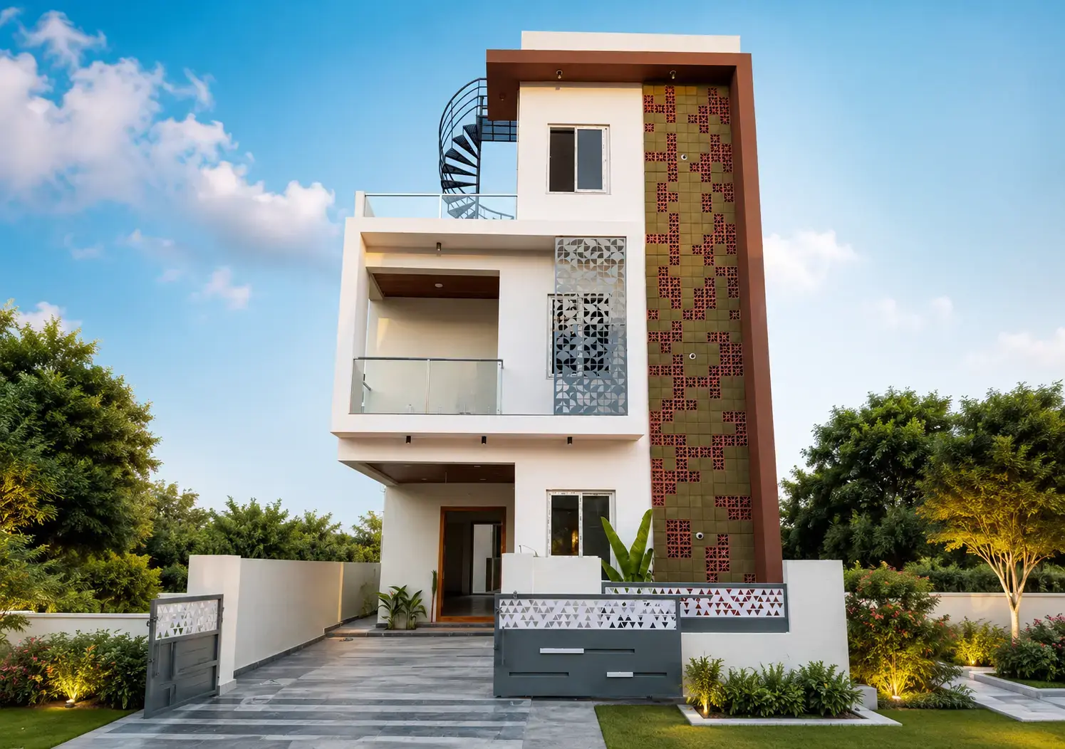 Triplex Villas – West Facing